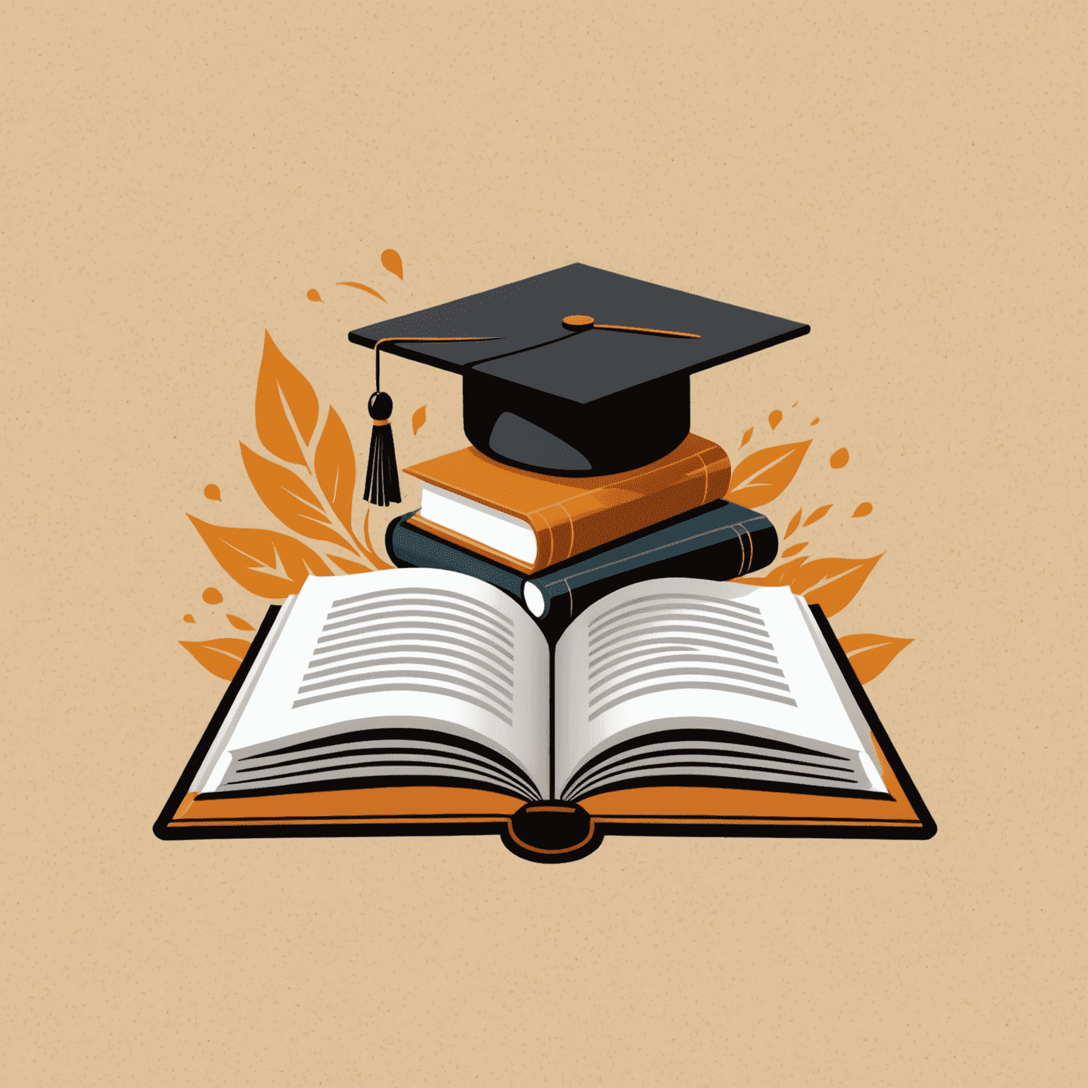 hatente_click logo - A stylized book with a mentor and student icon