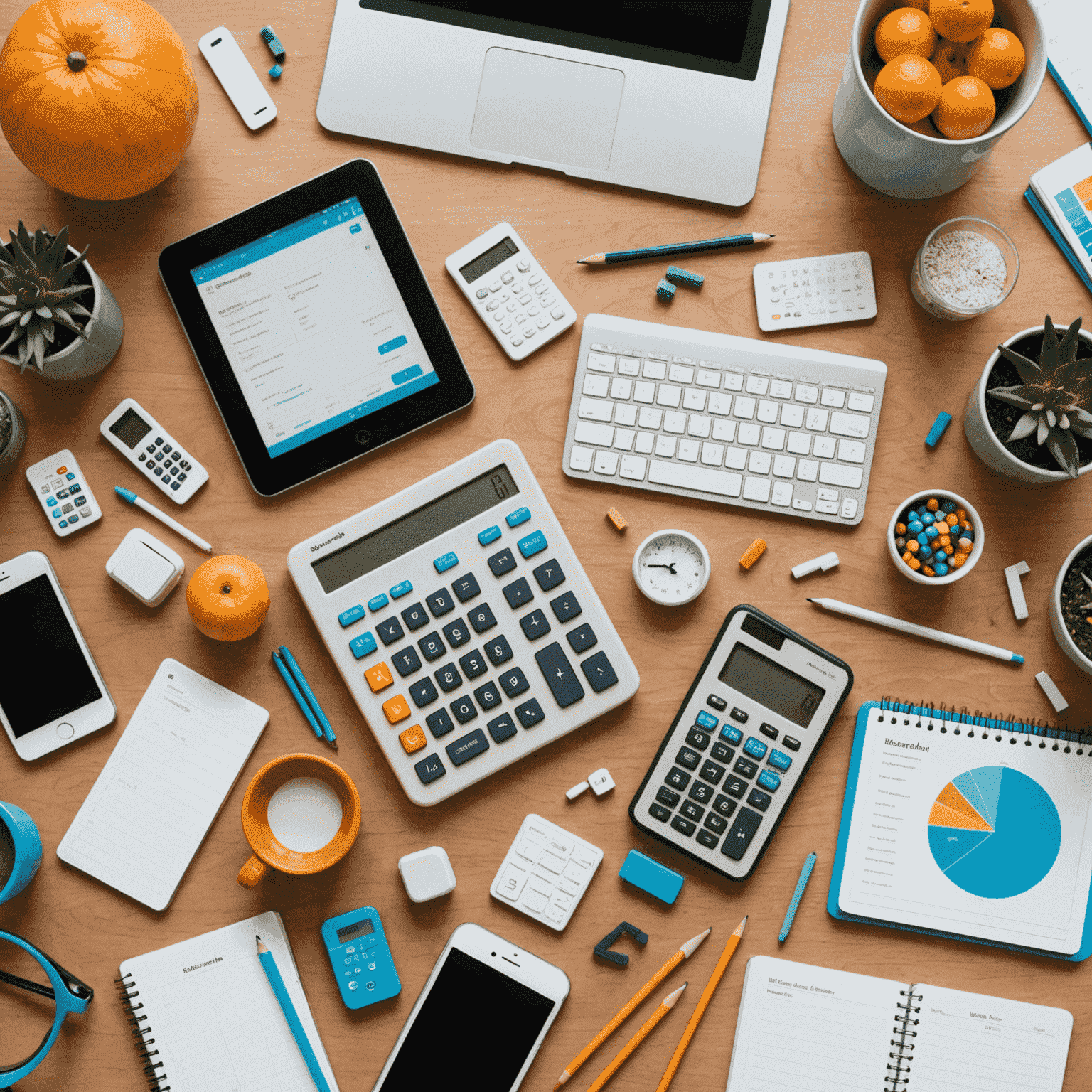 A collage of various educational tools including calculators, language learning apps, and interactive science simulations
